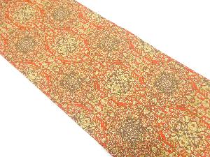 華紋織り出し　全通袋帯